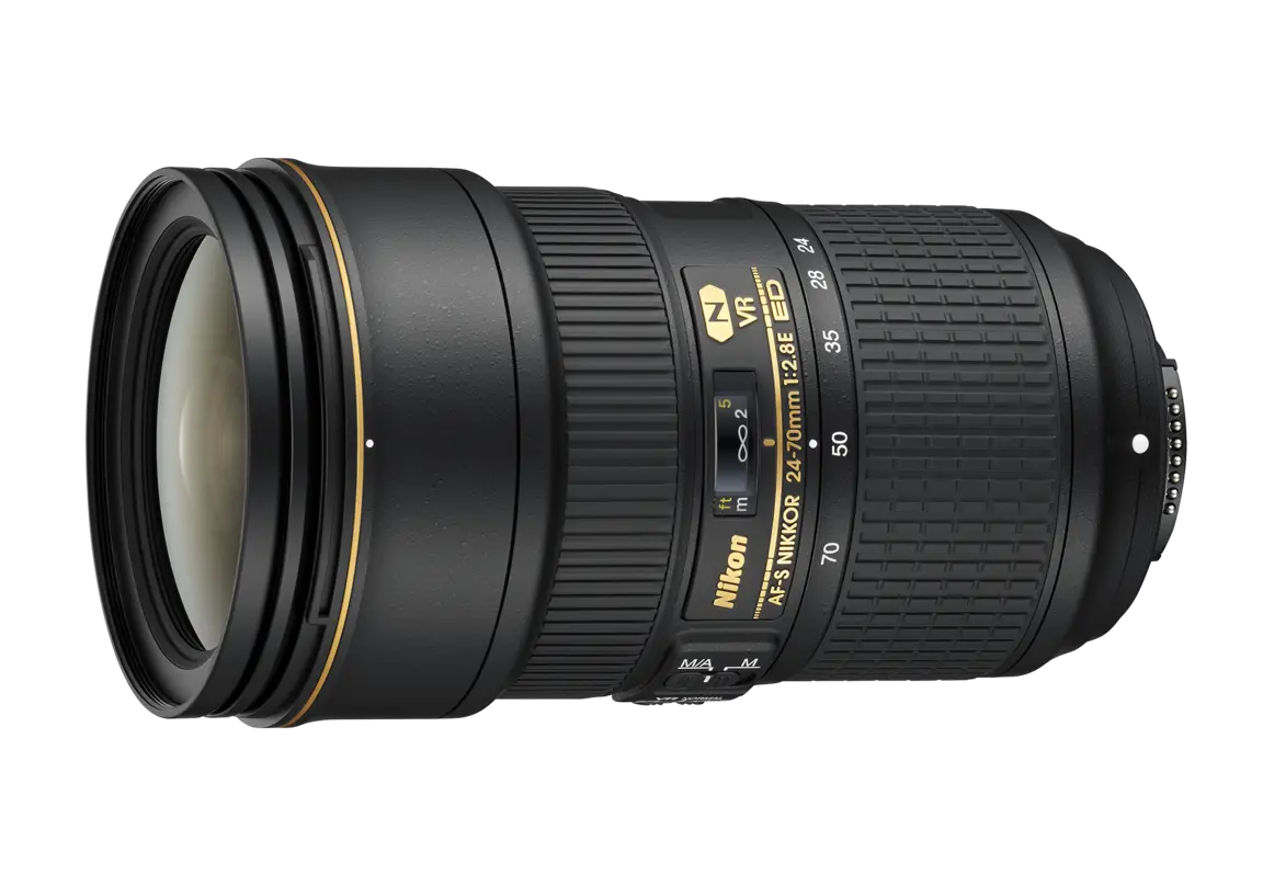 美品 AF-S NIKKOR 24-70mm f/2.8E ED VR フード付 NIKKOR 24-70mm f/2.8E ED VR