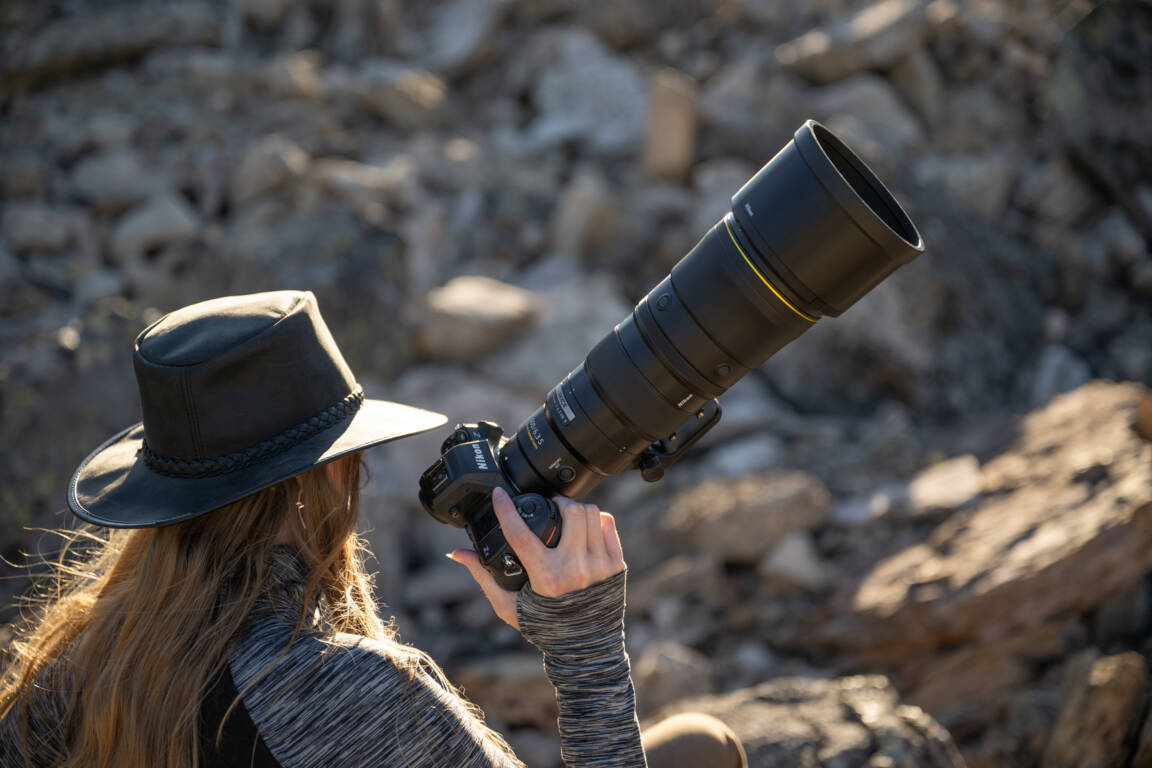 Nikon, Nikkor Z 600mm f 6.3 VR S, superteleobjektiv. 600 mm brændvidde, let teleobjektiv, kompakt